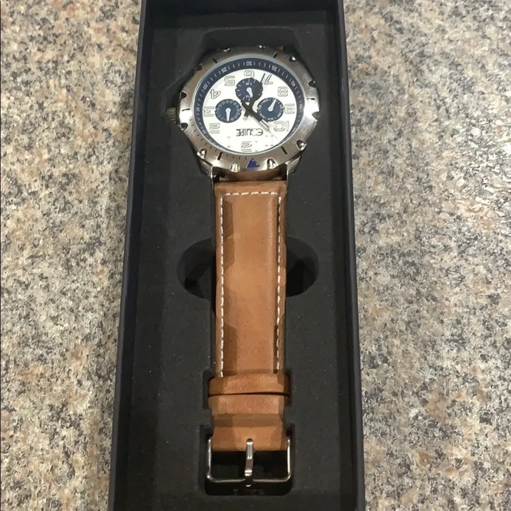 Equipe Turbo Genuine Leather - Band Watch